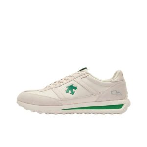 [데상트]DESCENTE CHRON RACER 편안하고 코디하기 좋은 로우탑 생활 스니커즈 화이트그린