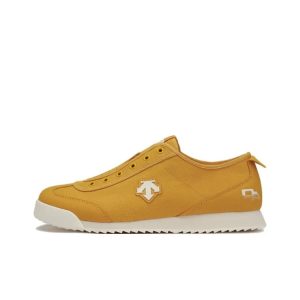[데상트]DESCENTE Chron 캐주얼 라이프 캐주얼화 남녀공용 신발끈 없음 옐로우
