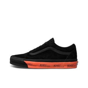 WTAPS x반스 올드 스쿨 로우탑 스니커즈 남여공용 블랙레드