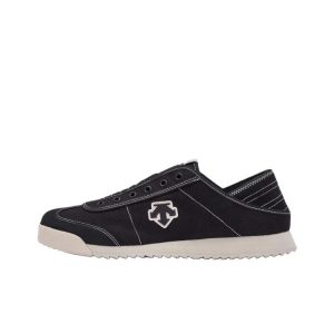 [데상트]DESCENTE Chron 편안한 라이프 캐주얼화 남여공용 블랙 끈 없음