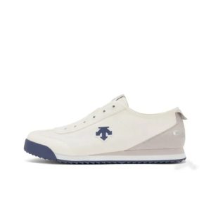 [데상트]DESCENTE Chron 캐주얼 라이프 캐주얼화 남여공용 신발끈 없는 블루그레이