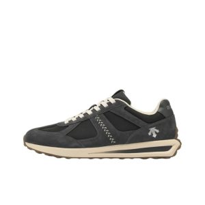[데상트]DESCENTE CYCLING CHRON VELO 편안한 에어크로스 로우탑 생활 스니커즈 다크그레이블랙