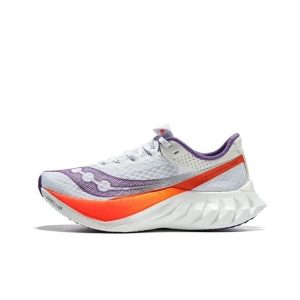 [써코니] Saucony Endorphin Pro 4 장거리 런닝화 여성용 오렌지 화이트 퍼플 S10939-129
